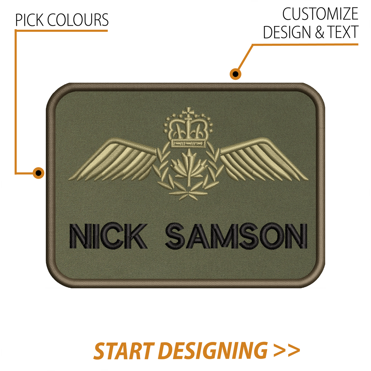 Create Your Own Rectangle Patch (3.75 x 5