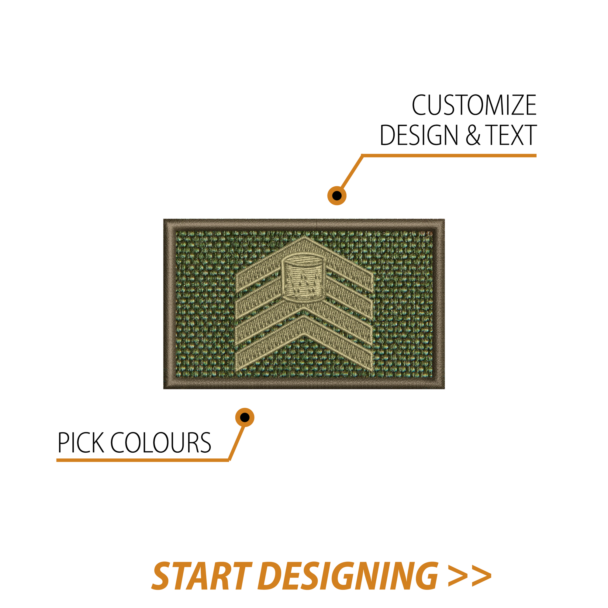 Create Your Own Rectangle Patch (1.88 x 3