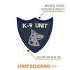 Create Your Own Shield Patch (2.5" Beveled Shield)