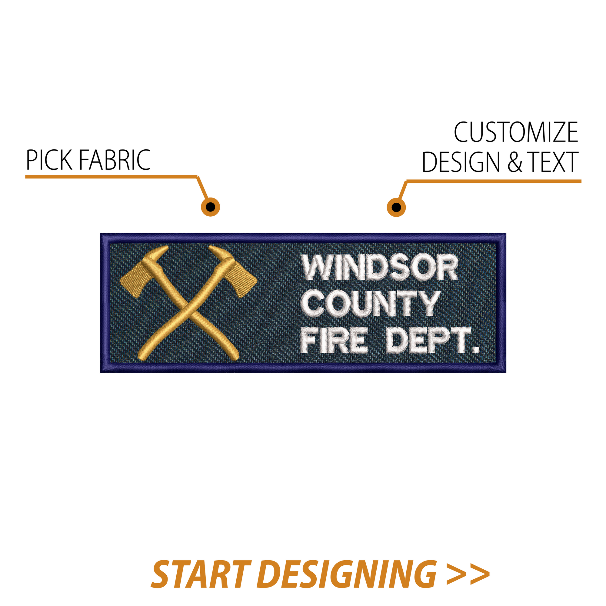 Create Your Own Rectangle Patch (2 x 6" Straight Edges) – CPGear Tactical