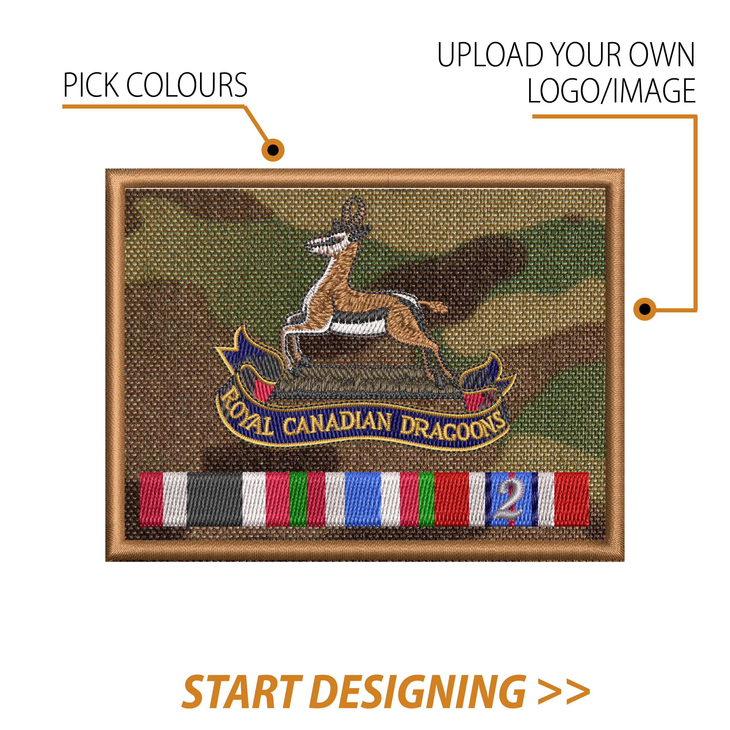 Create Your Own Rectangle Patch (3 x 4" Straight Edges)