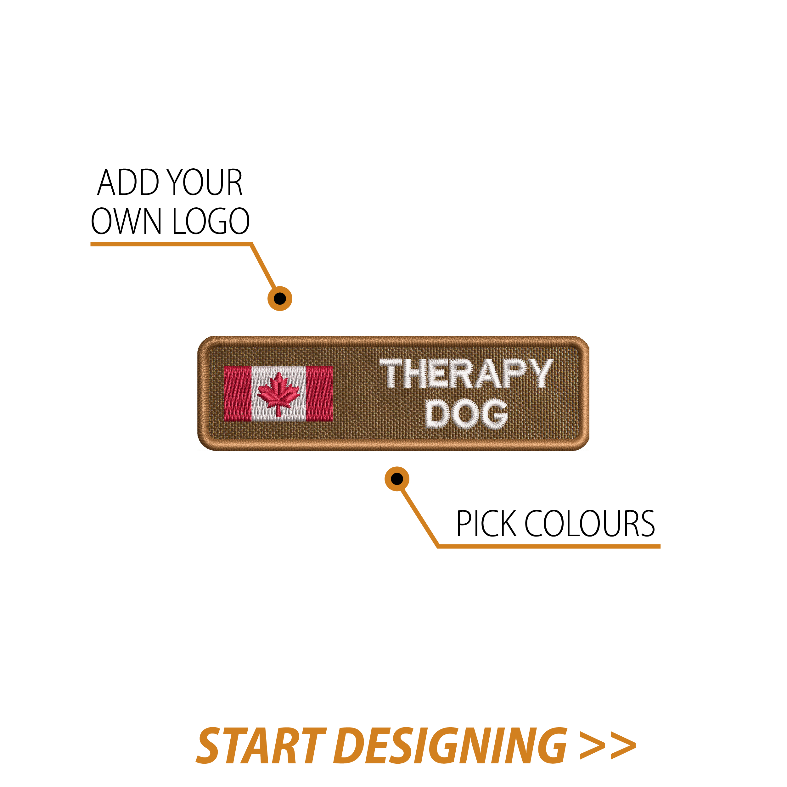 Create Your Own Nametape(1 x 3.5" Rounded Corners)