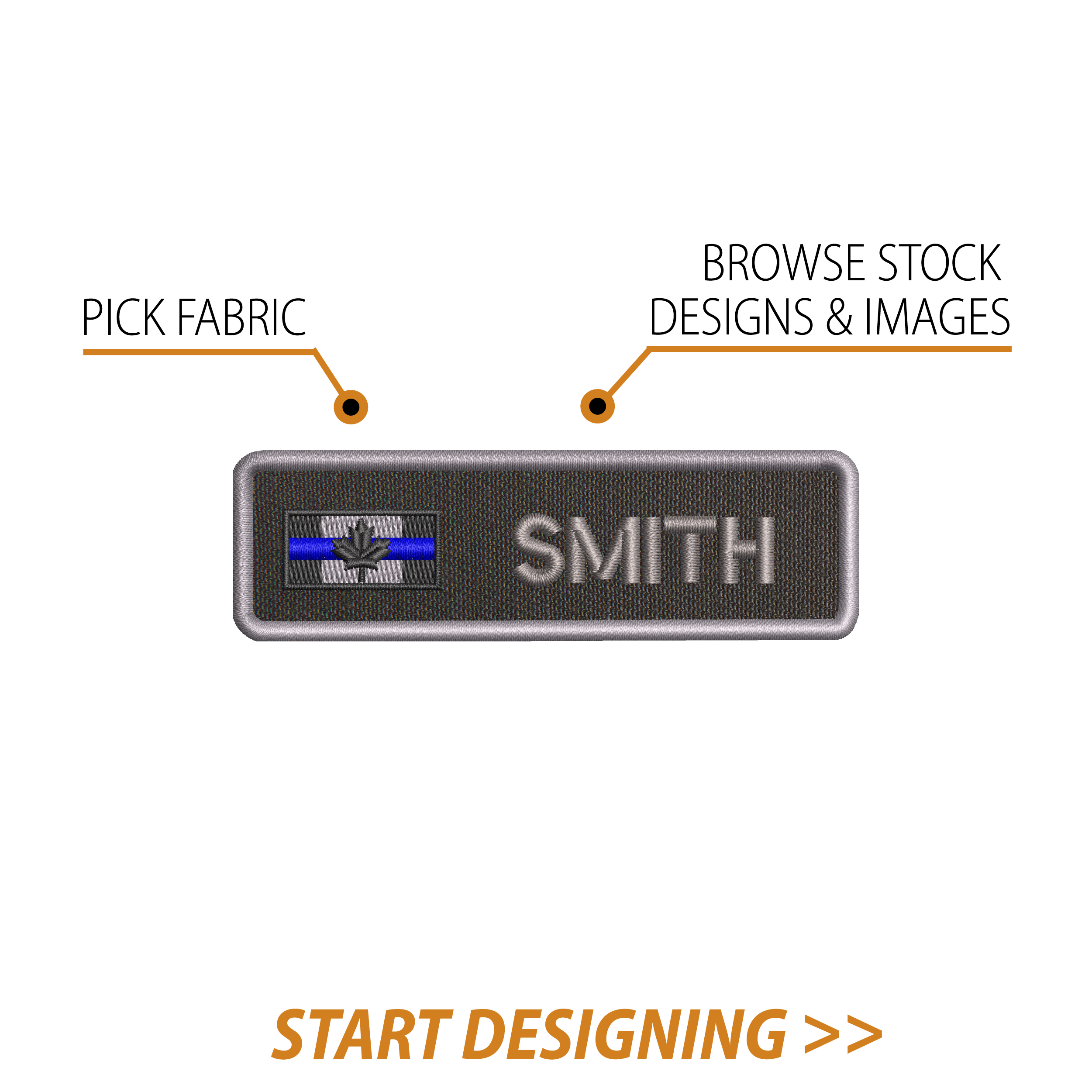 Create Your Own Nametape(1.2 x 3.95" Rounded Corners)
