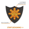 Create Your Own Shield Patch (3.25" Beveled Shield)