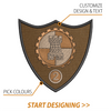 Create Your Own Shield Patch (3.75" Beveled Shield)
