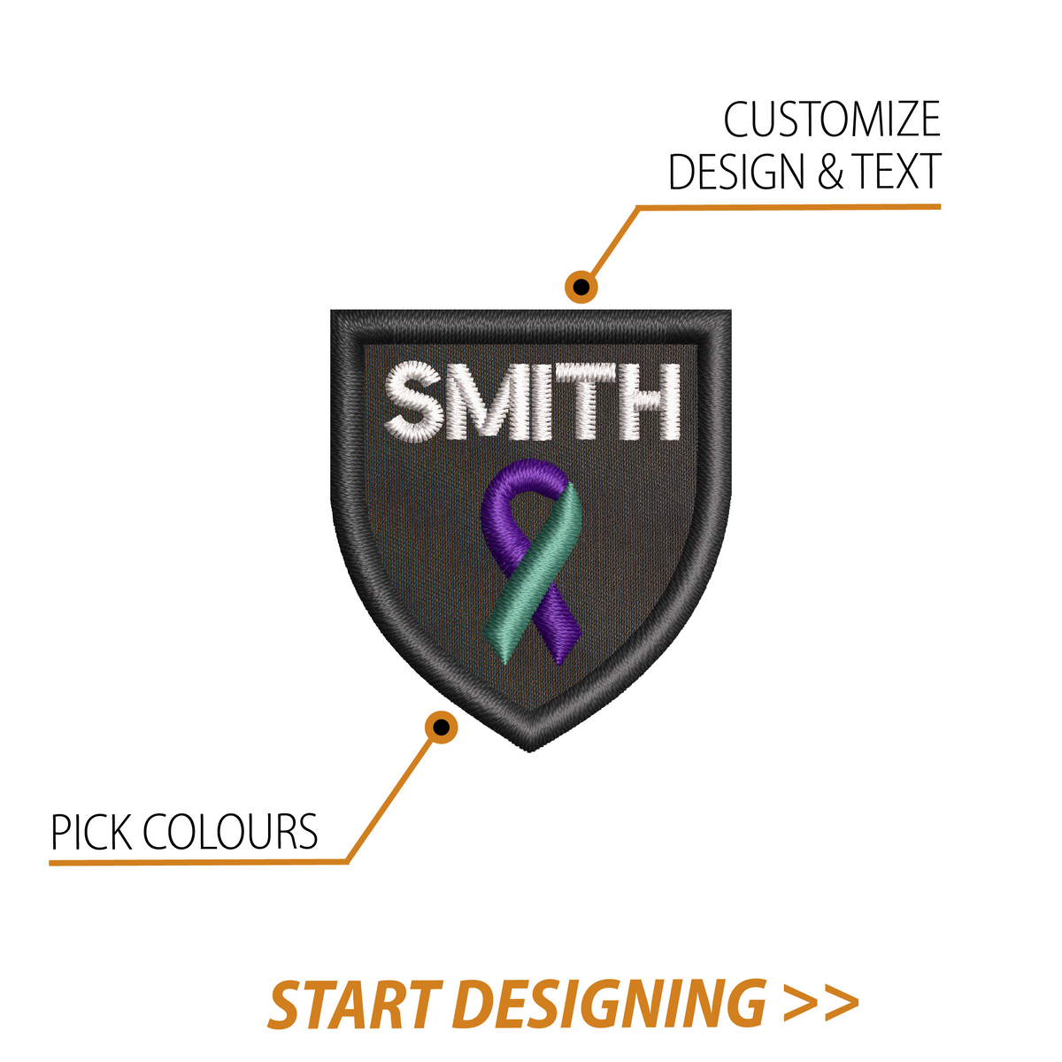 Create Your Own Shield Patch (1.5" x 1.70" Classic Shield)