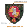 Create Your Own Shield Patch (3.75" x 4.15" Classic Shield)