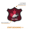 Create Your Own Shield Patch (2.75" x 2.65" Elegant Shield)