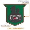 Create Your Own Shield Patch (3.50" X 3.75" Straight Beveled)