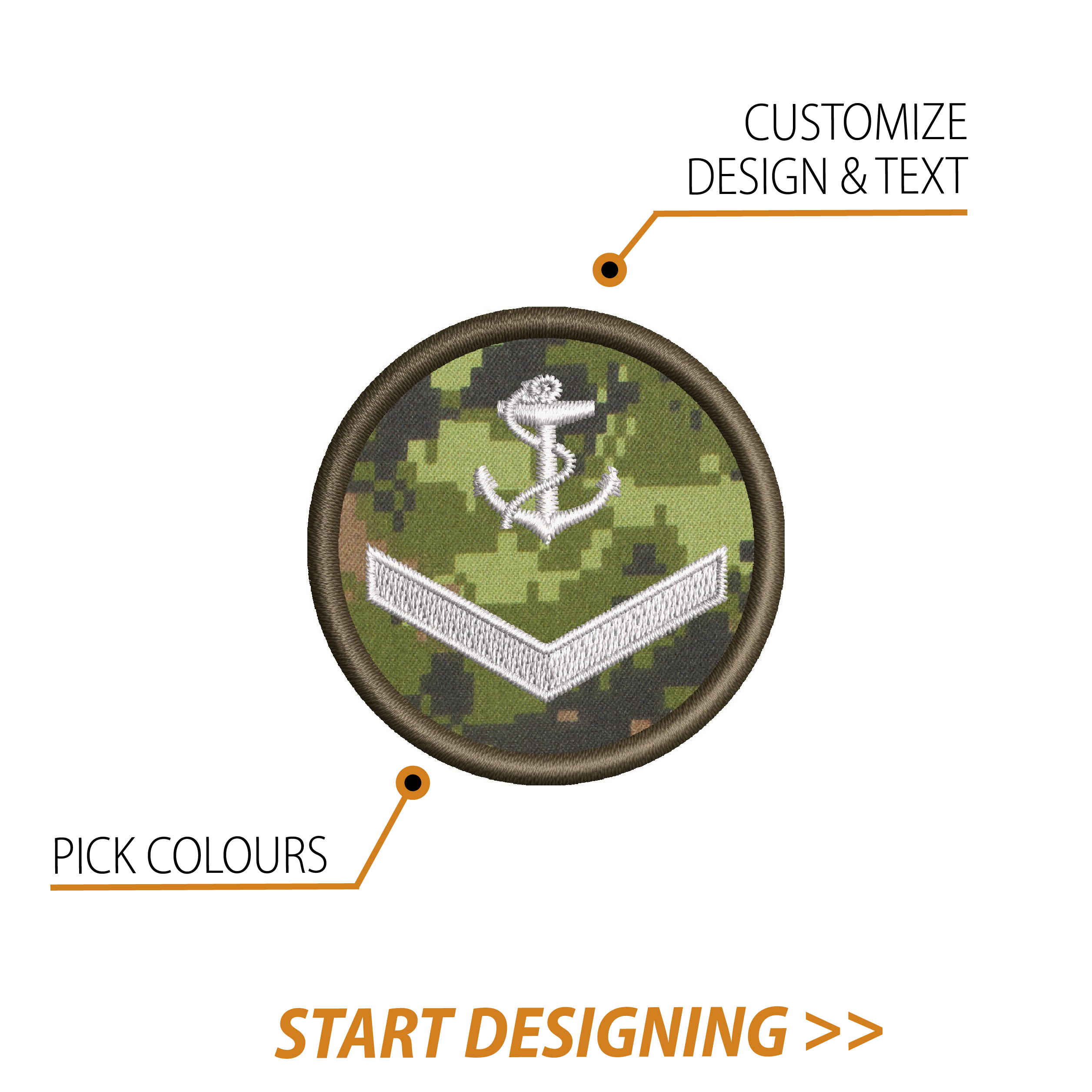 Create Your Own Patch (2" circle)