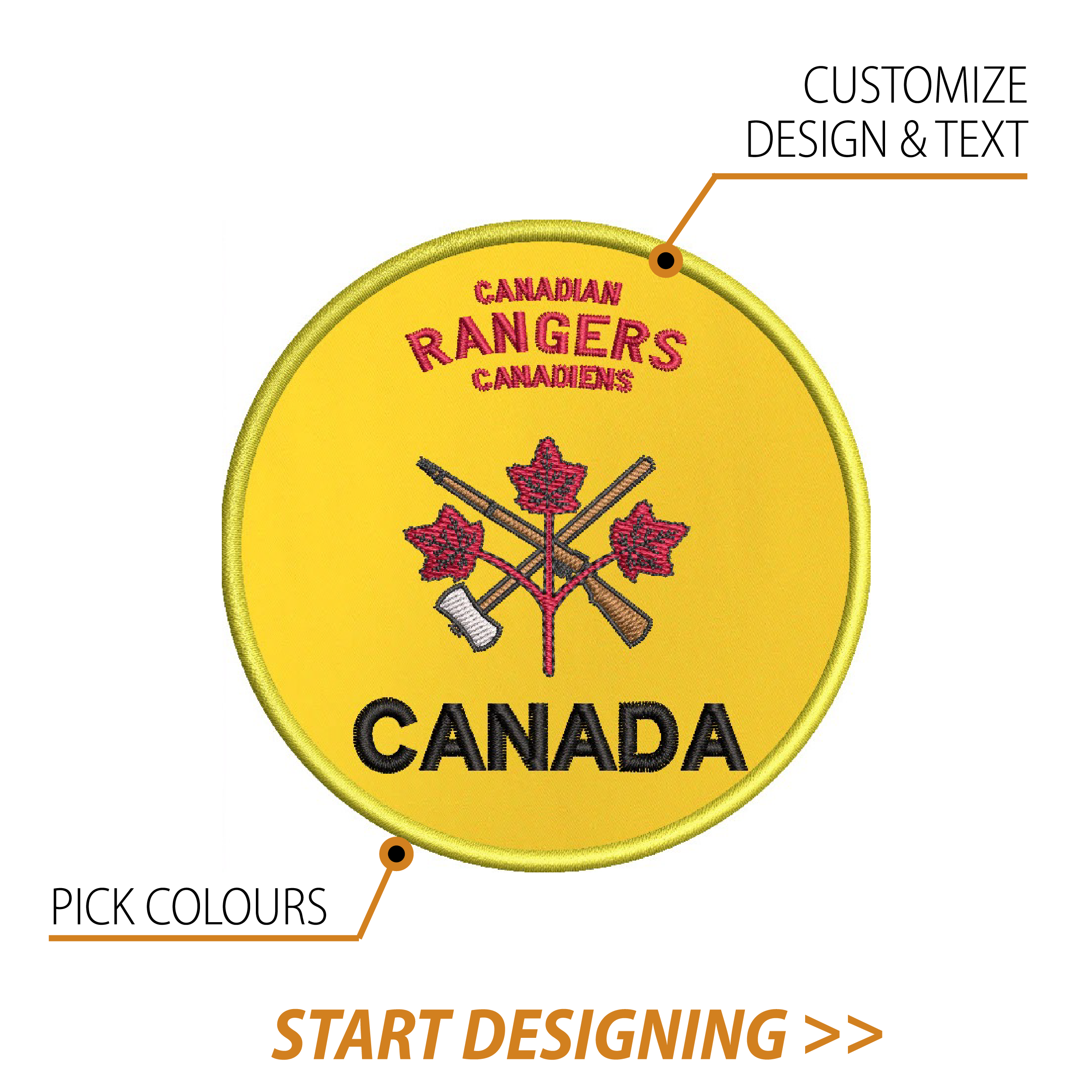 Create Your Own Patch (4" Circle)