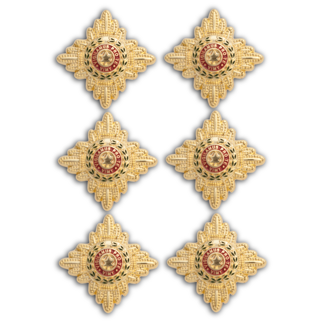 Metal Crown & Pip/Star - DEU rank