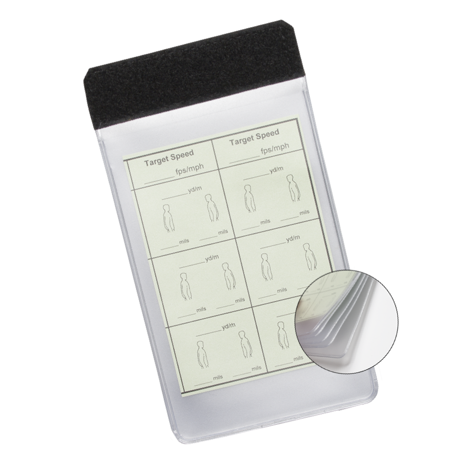 Detachable Vinyl Checklists (for 3x5" Paper), 5 pages/10 views, stackable