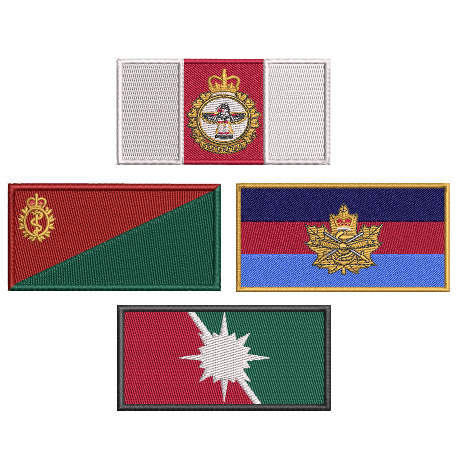 Military Flag Patches: Branch Flags
