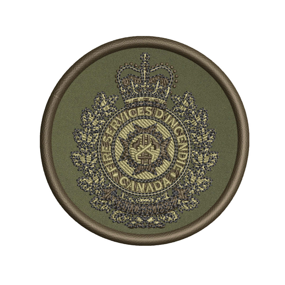 Fire Service D'incendie Badge