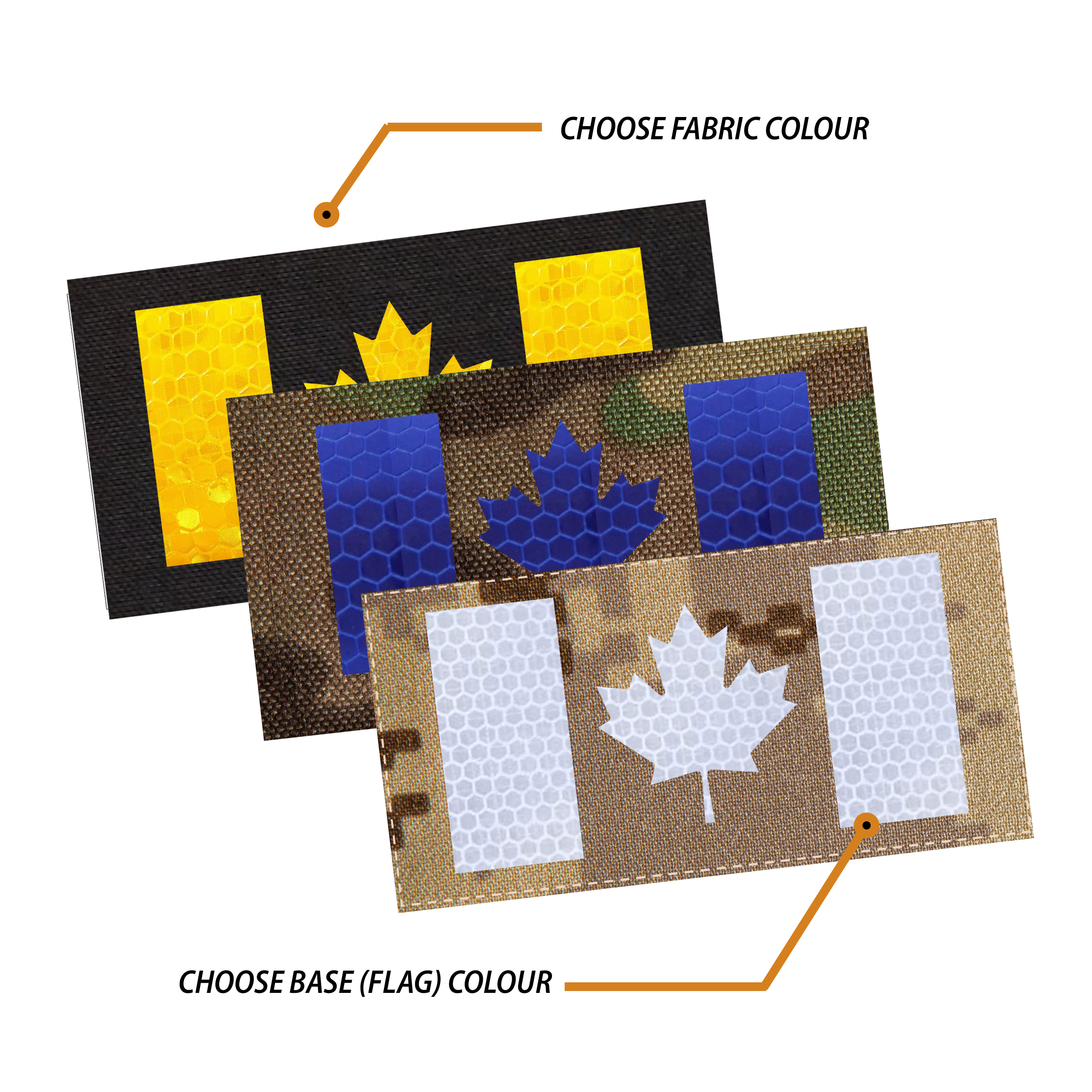 Laser Cut Canadian Flag Patch
