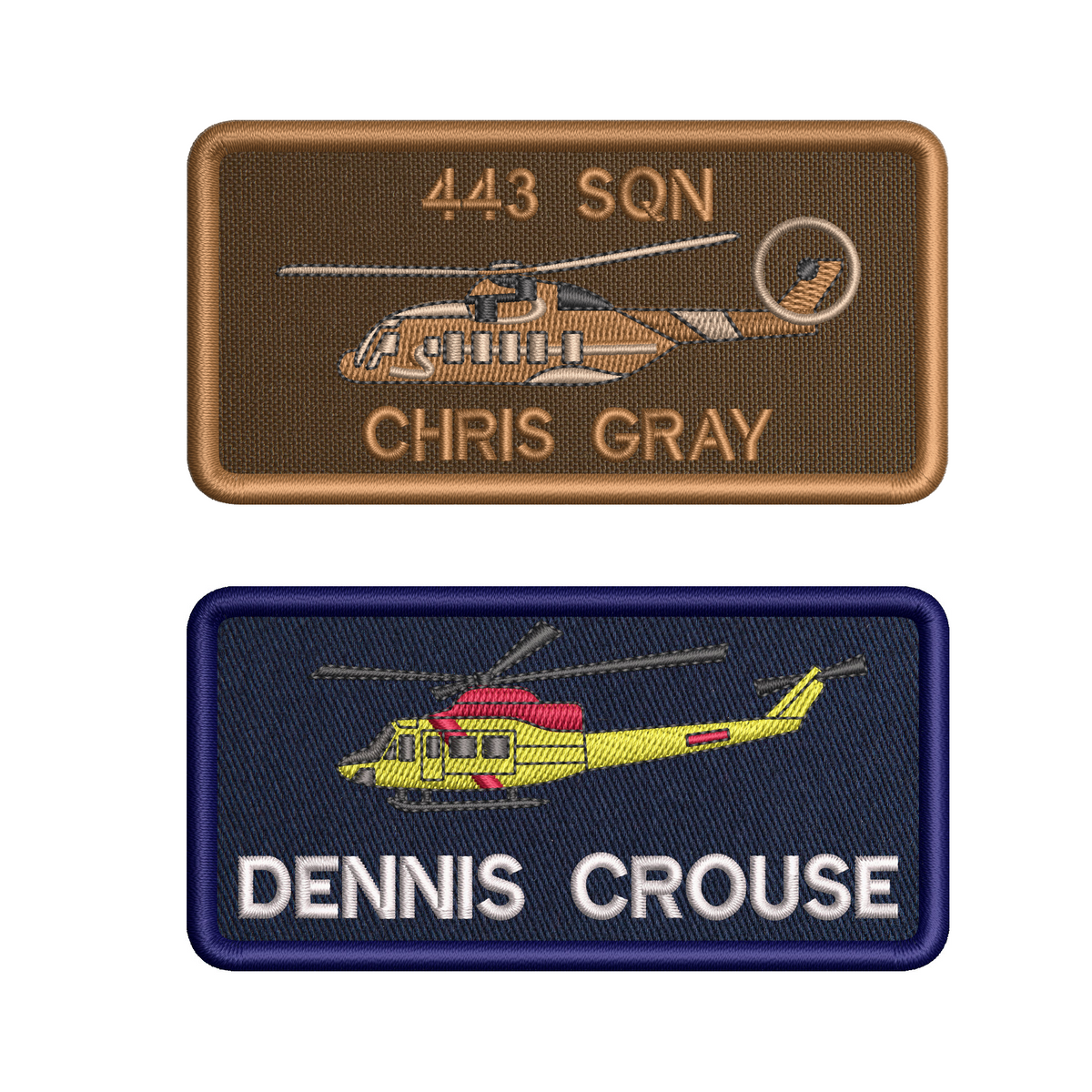 Custom Flight Suit Nametapes
