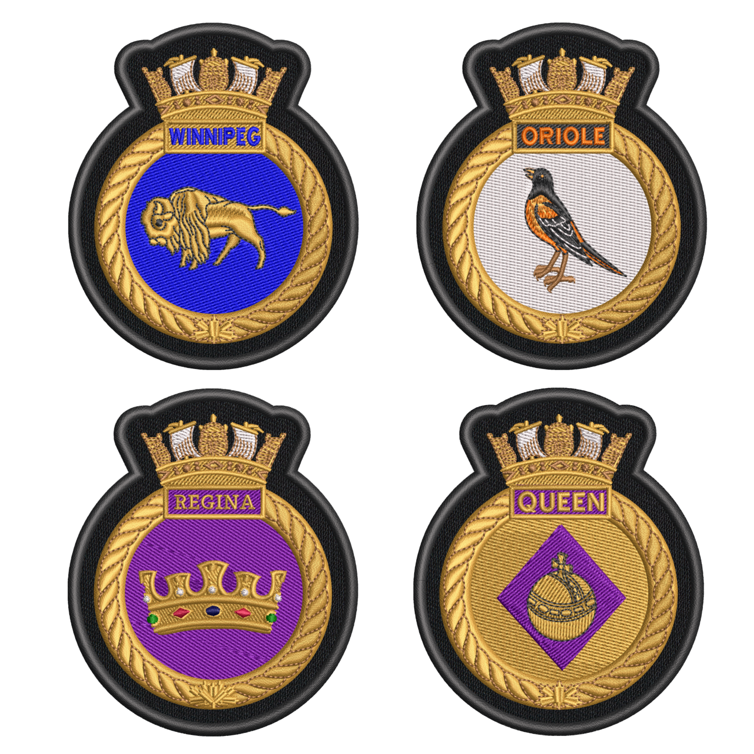 HMCS Badges (Names from N to Z)