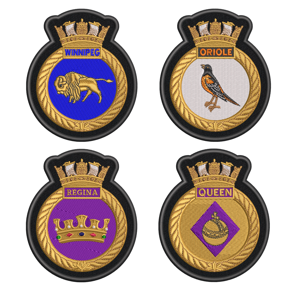 HMCS Badges (Names from N to Z)
