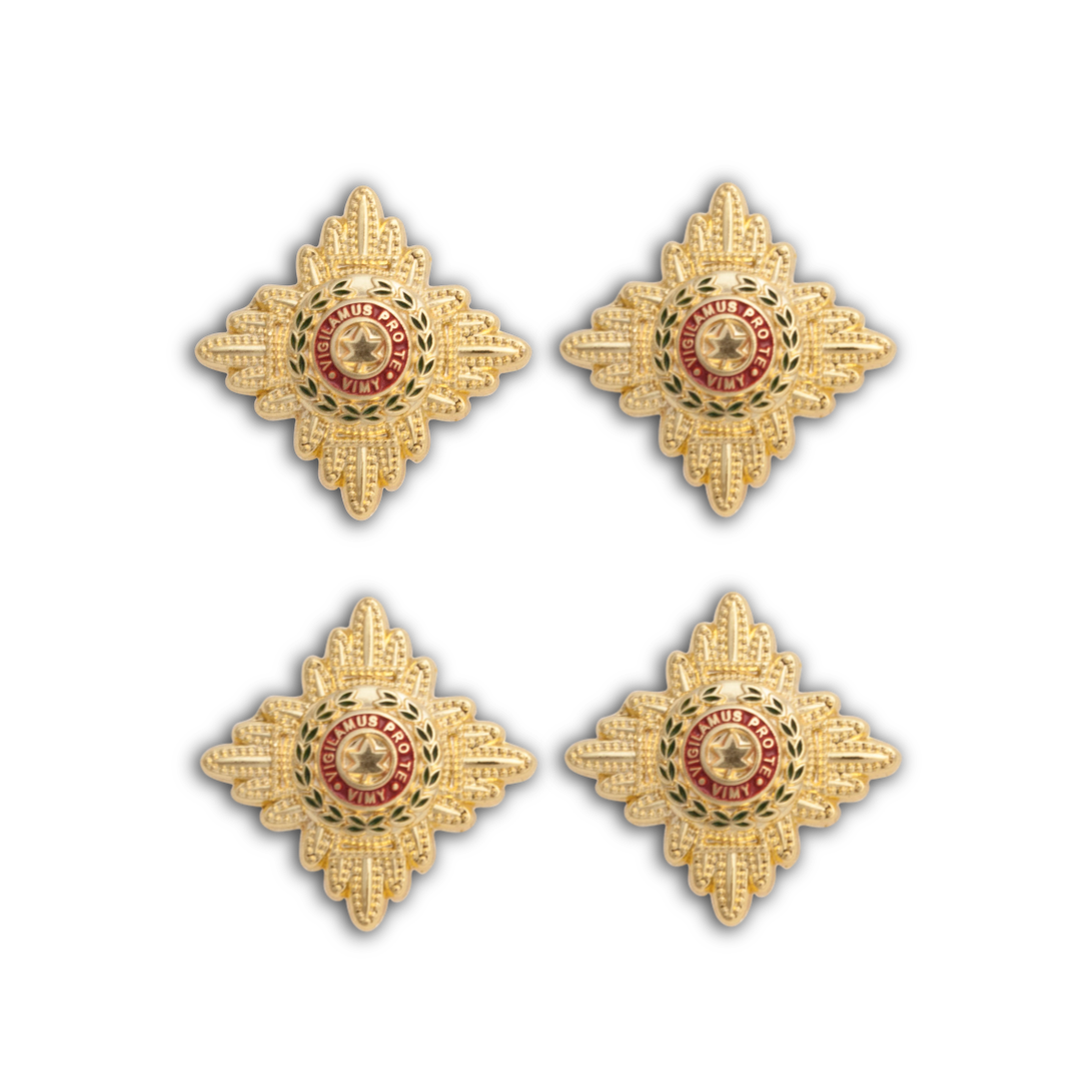 Metal Crown & Pip/Star - DEU rank