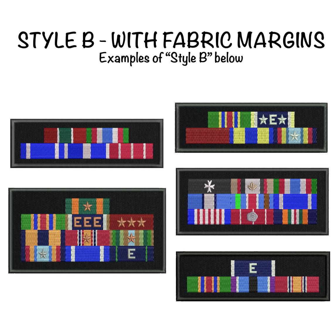 Custom Medal Ribbons Patch (Style B)