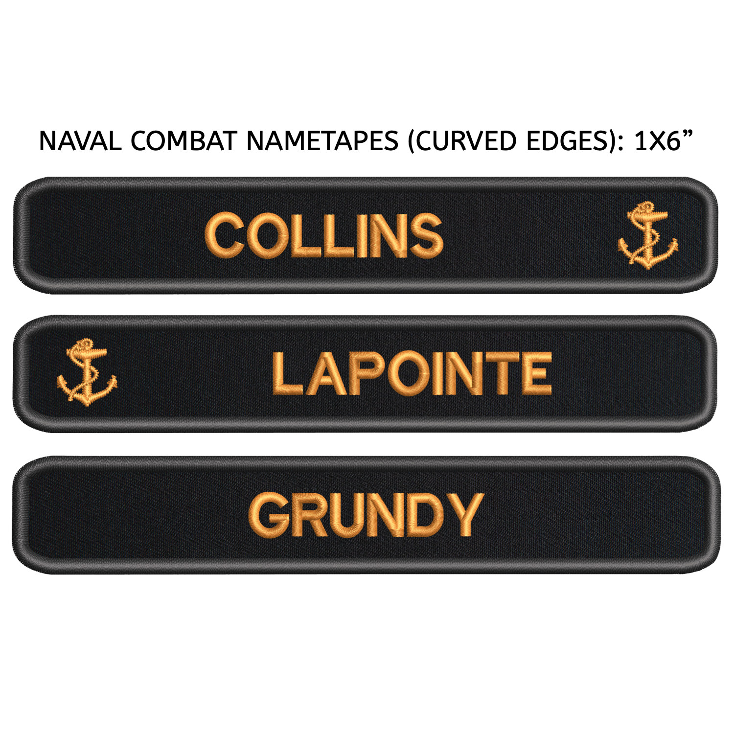 Navy Nametapes