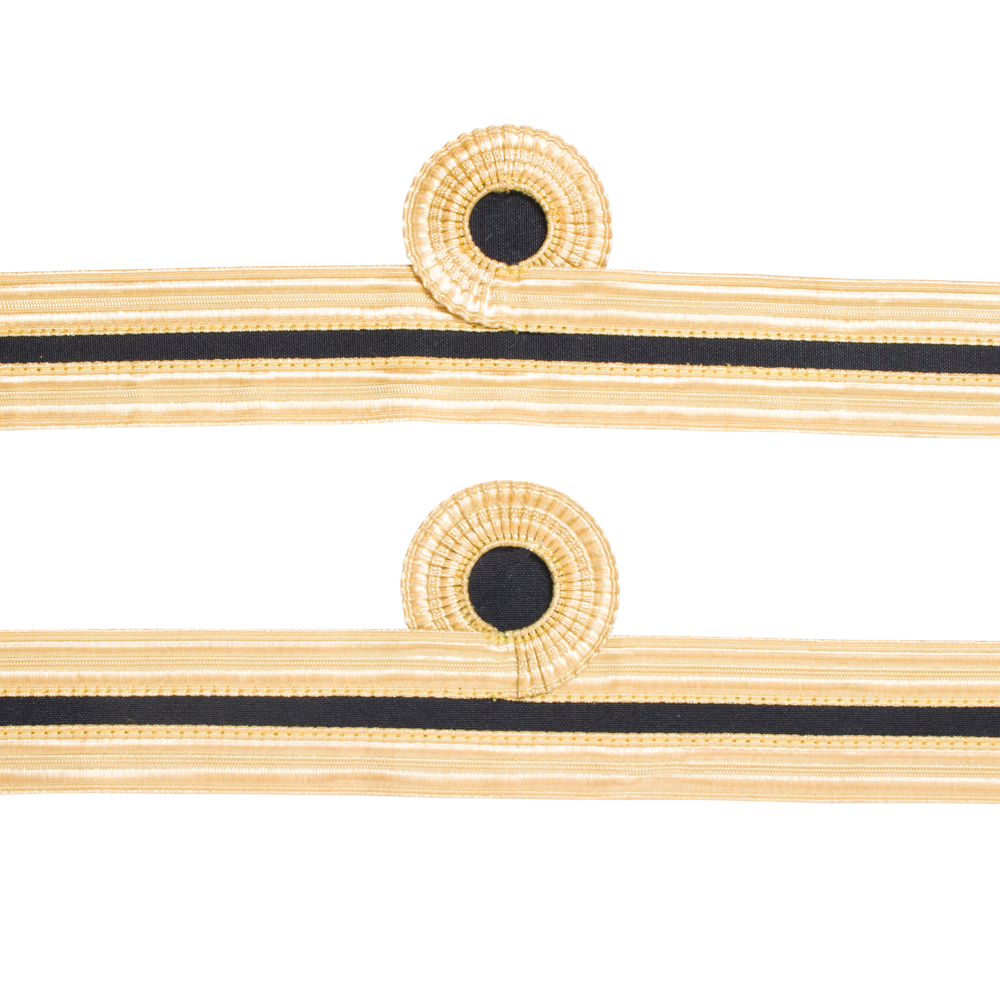 Naval Officer Gold Ranks (Nelson knots)