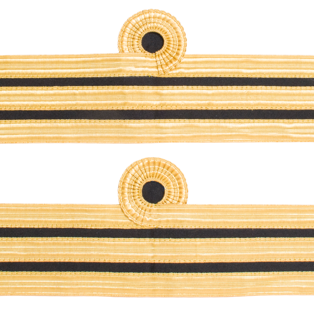 Naval Officer Gold Ranks (Nelson knots)
