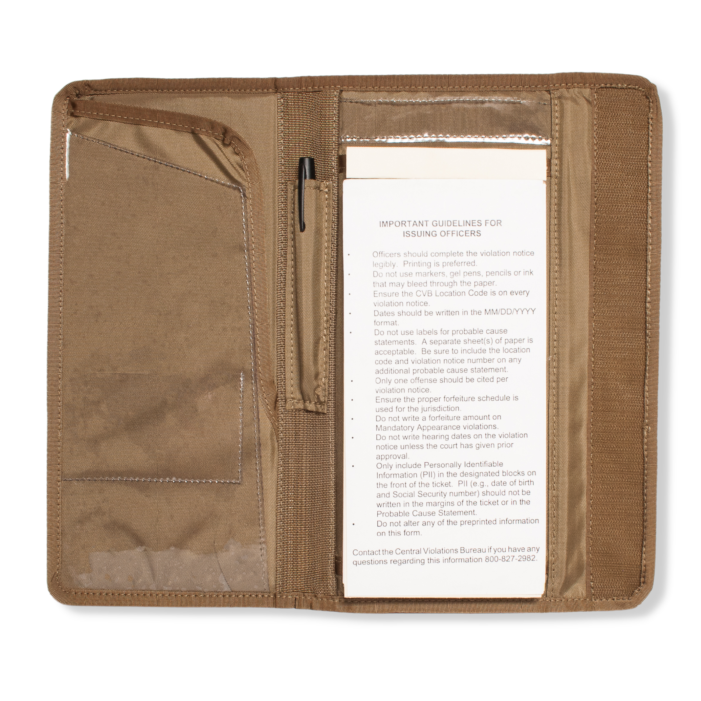 US Federal Central Violation Bureau Citation Cover