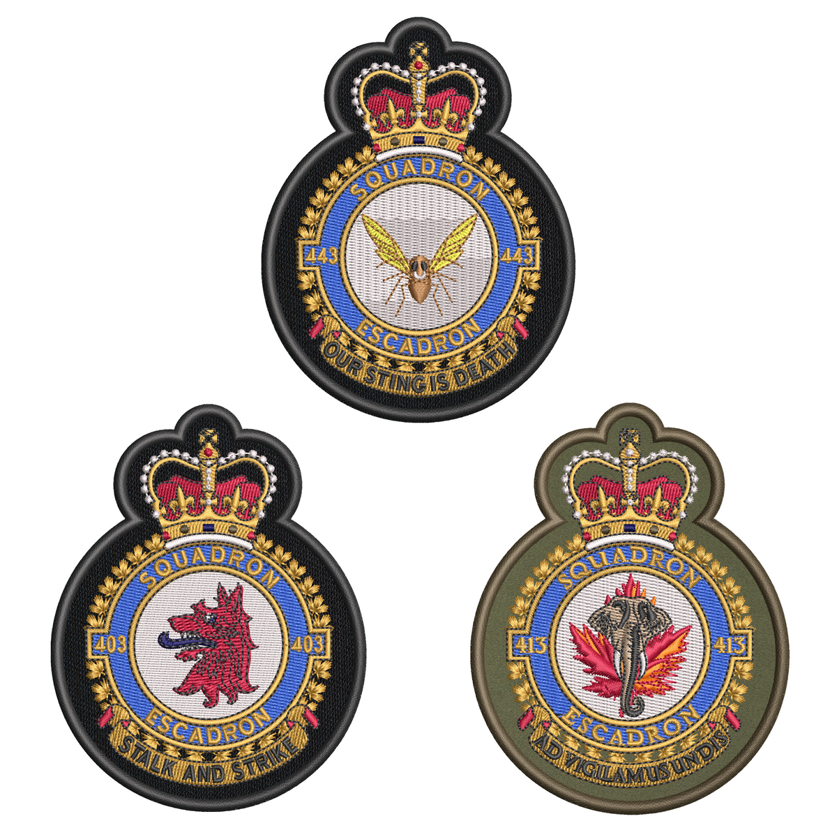 Flying Squadron Badges (active squadrons)