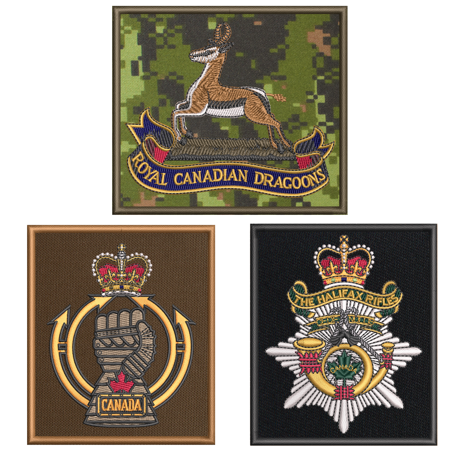 Military Crests: Armoured Corp Badges
