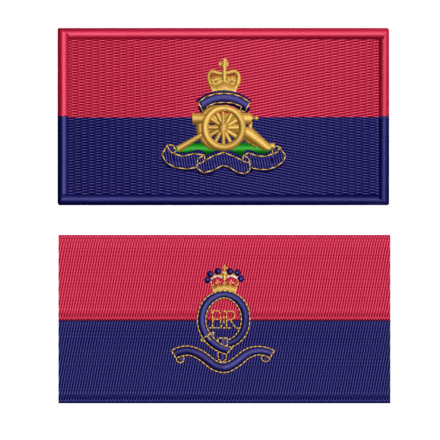 Military Flag Patches: Artillery Branch