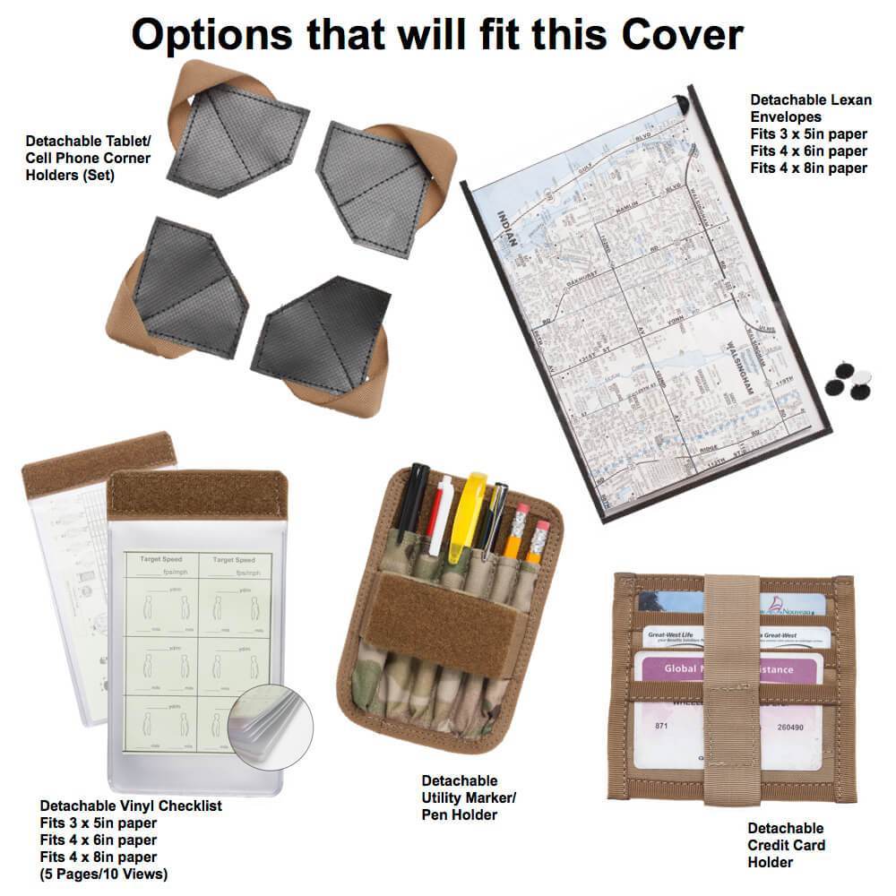 Tactical 3-Ring Cover System (Fits 0.5in-1in Binders)