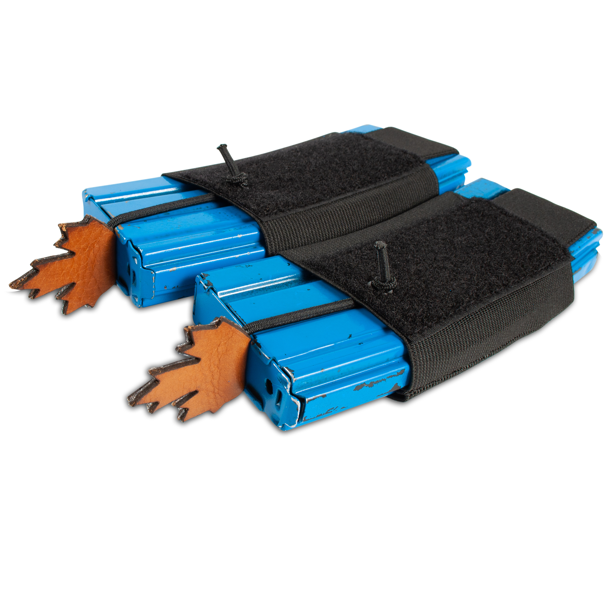 Leather Maple Leaf Retention/Jump Tabs
