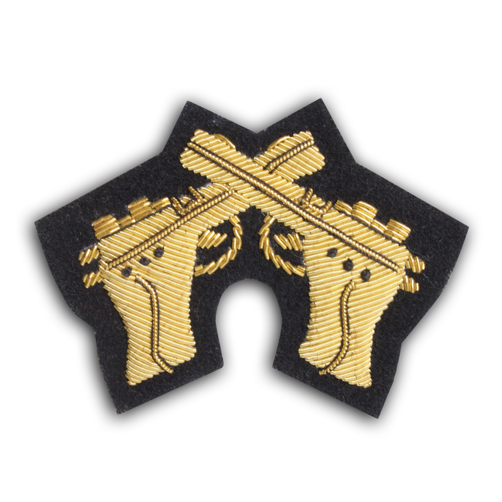 Crossed Pistols