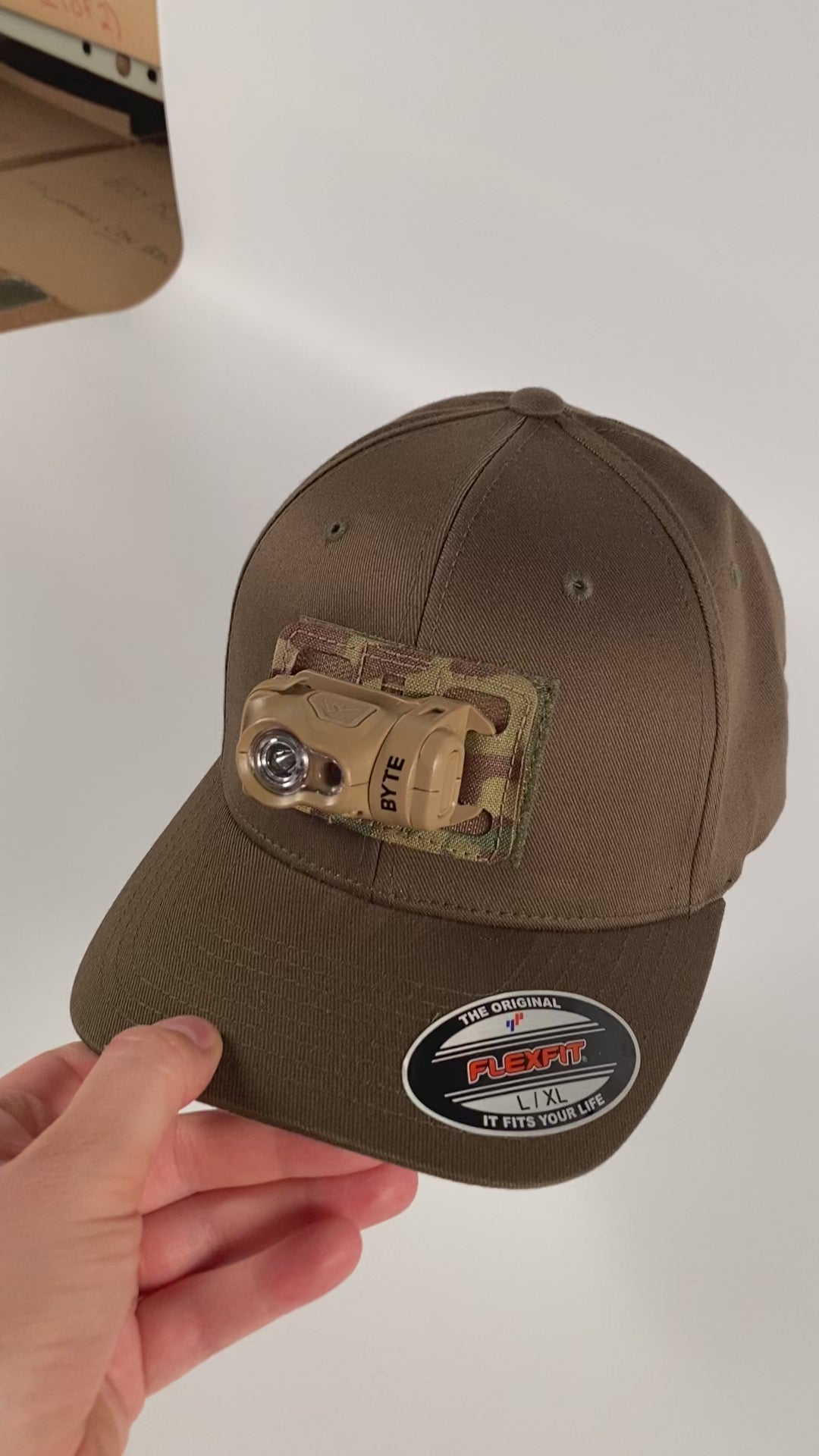 Helmet Headlamp Molle Mount Patch