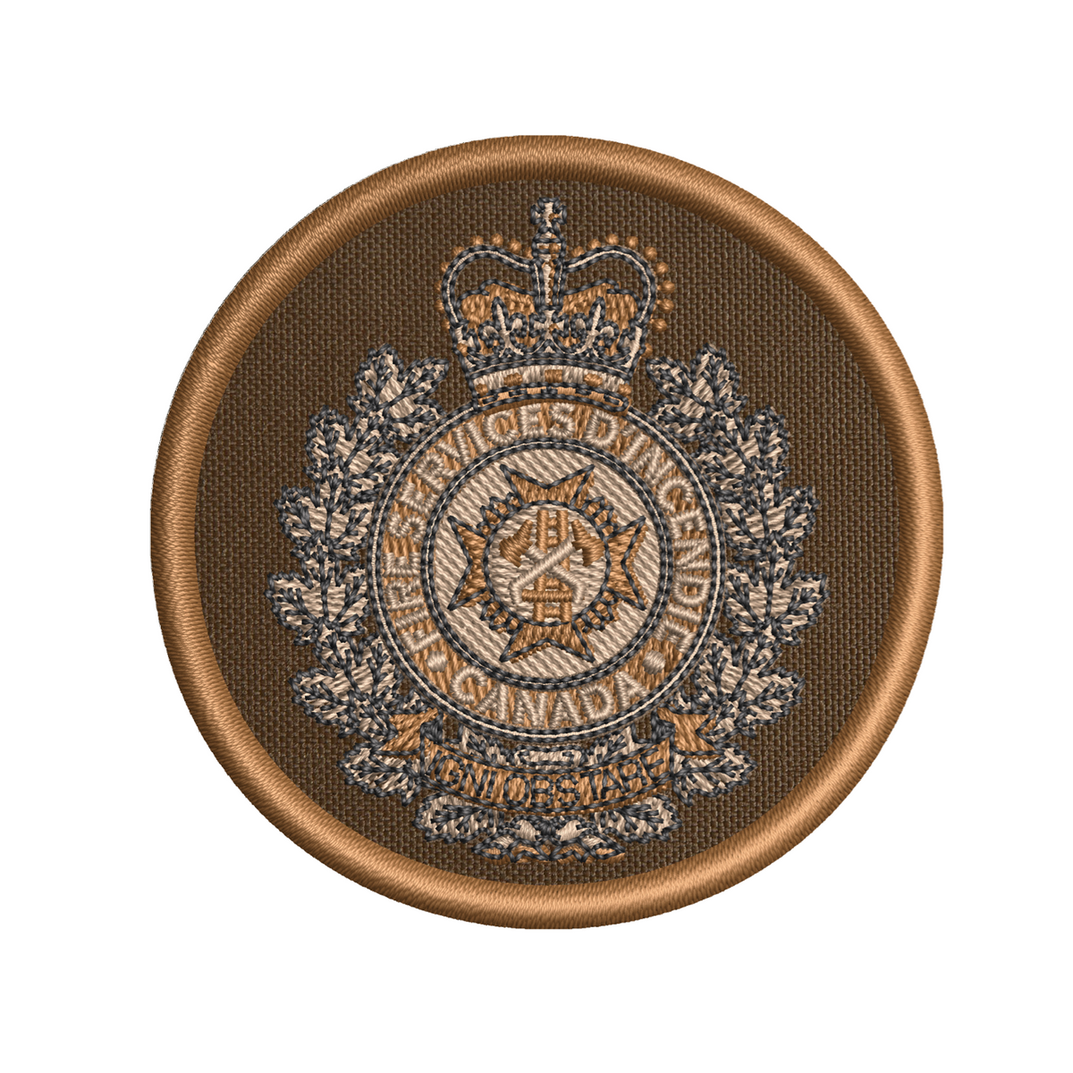 Fire Service D'incendie Badge