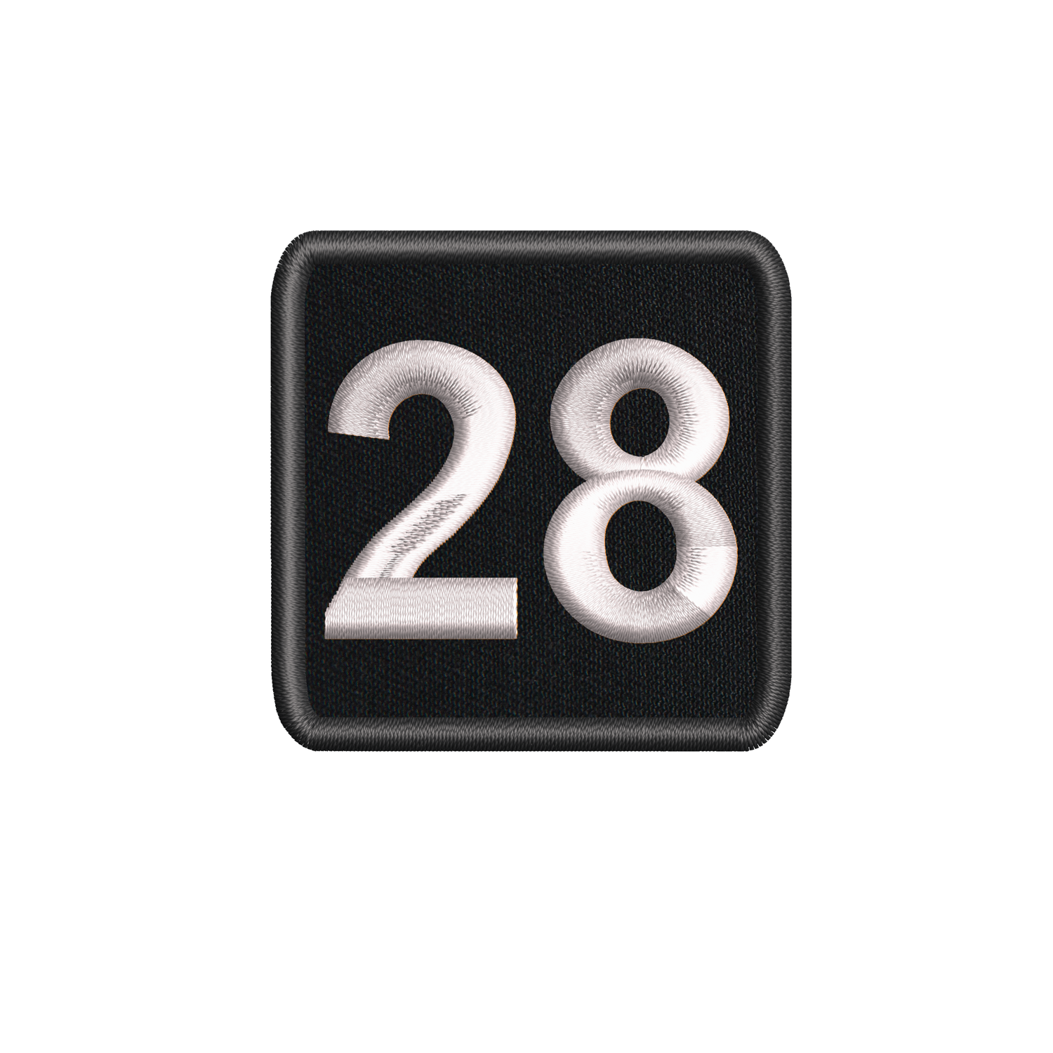 Custom Number Patch (for Fitness Weight Vest)