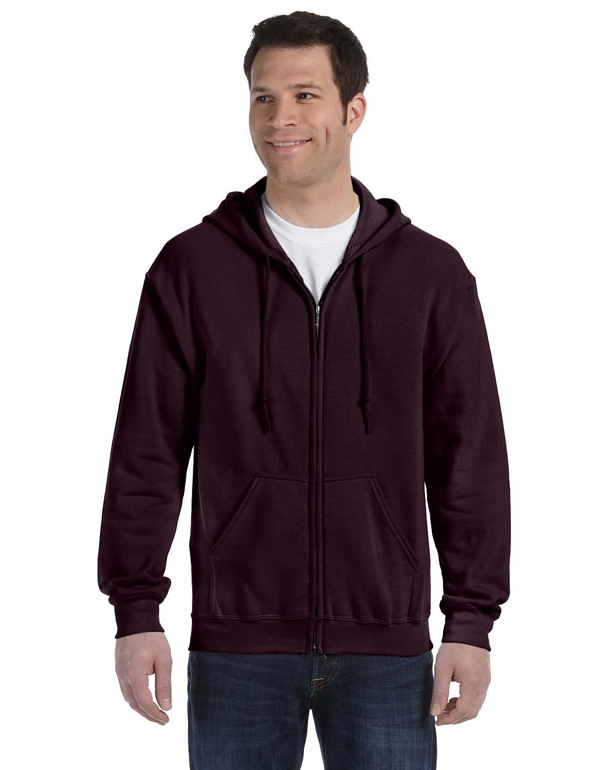 50/50 Full-Zip Hooded Sweatshirt (Heavy Blend 8 oz)