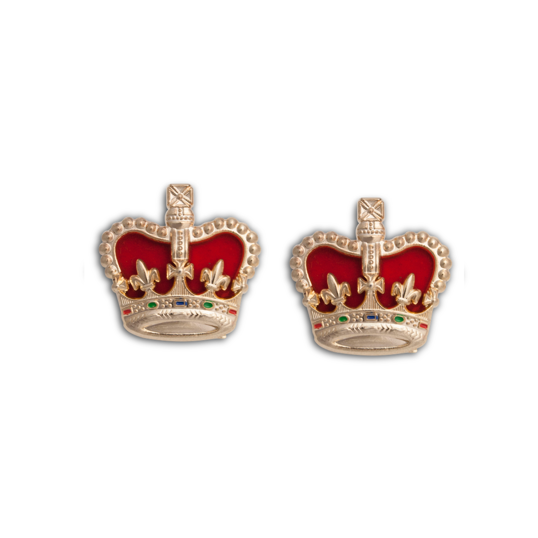 Metal Crown & Pip/Star - DEU rank