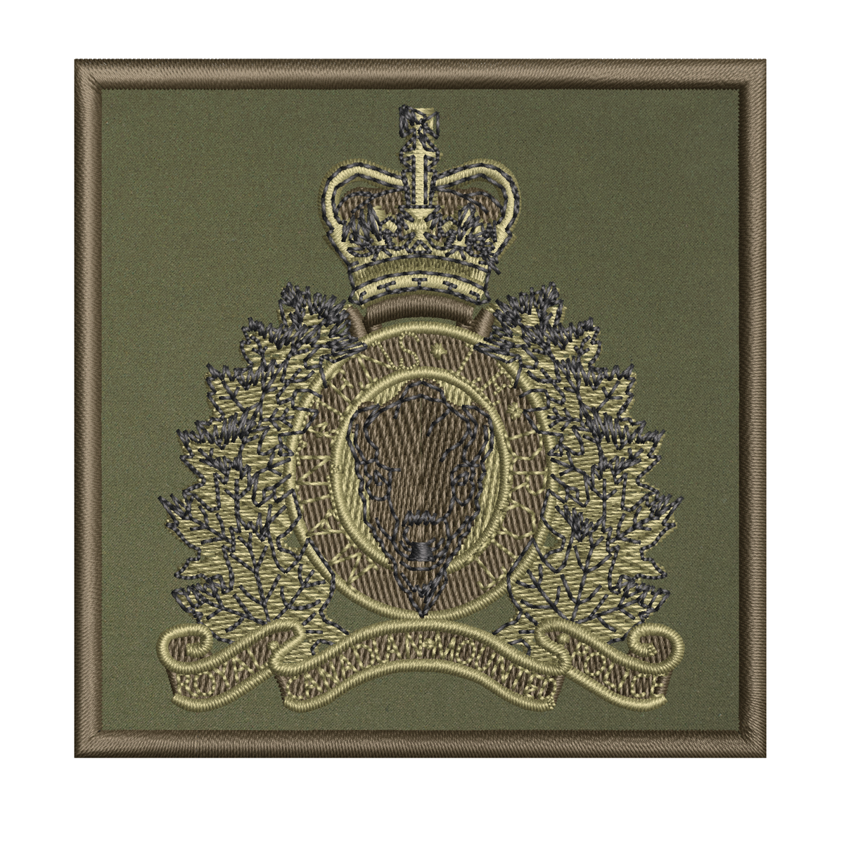 Royal Canadian Mounted Police Crest Badge