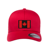 Velcro Hat with Laser-cut Canadian flag