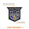 Create Your Own Shield Patch (2" X 2.15" Straight Beveled)