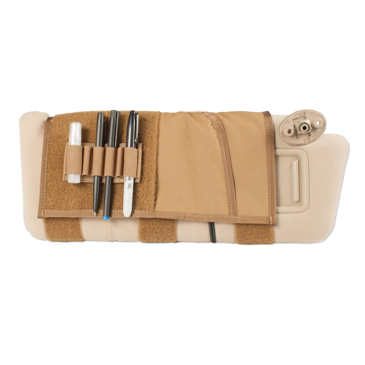 MOLLE/Loop Fastener Vehicle Visor Panel