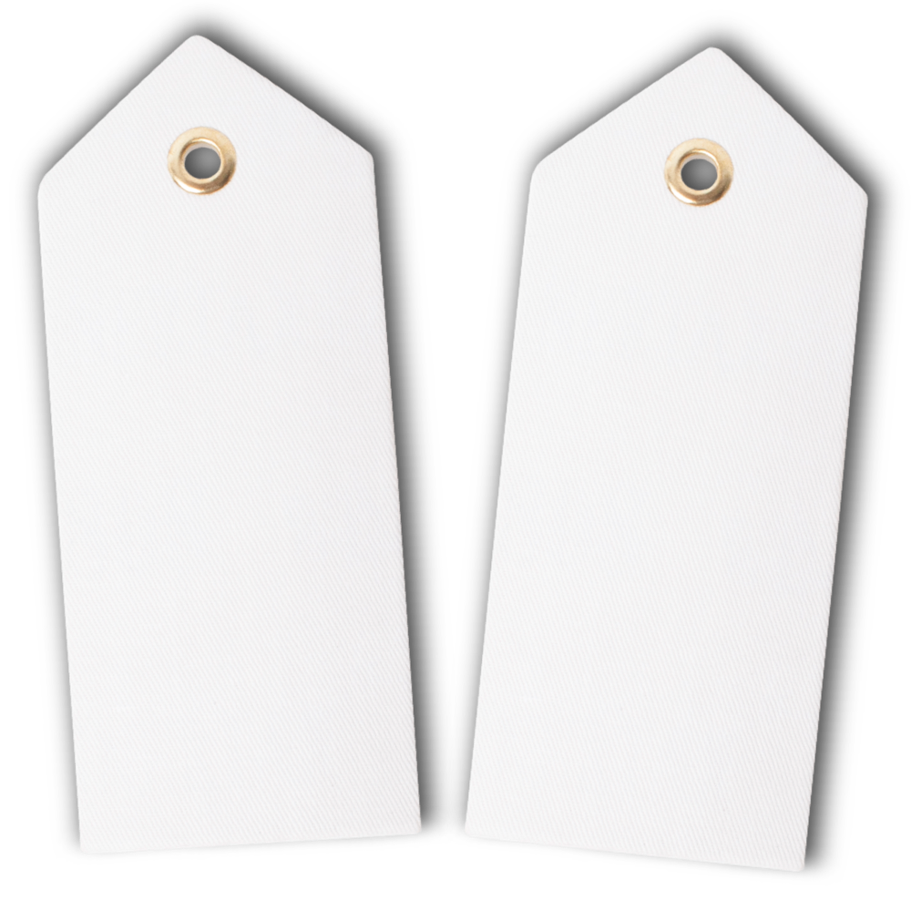 White Officer Shoulder Boards